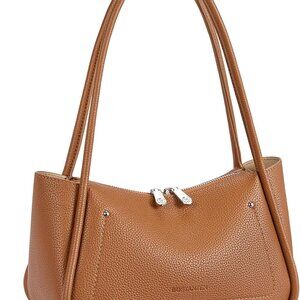 Small Purses for Women Trendy Shoulder Bag Vegan Leather Hobo Handbags with Doub